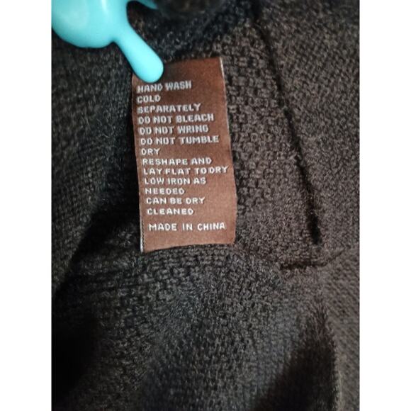 J Mclaughlin Sweater Women Medium Gray Cashmere Blend Minimalist Casual Pullover - Picture 9 of 9